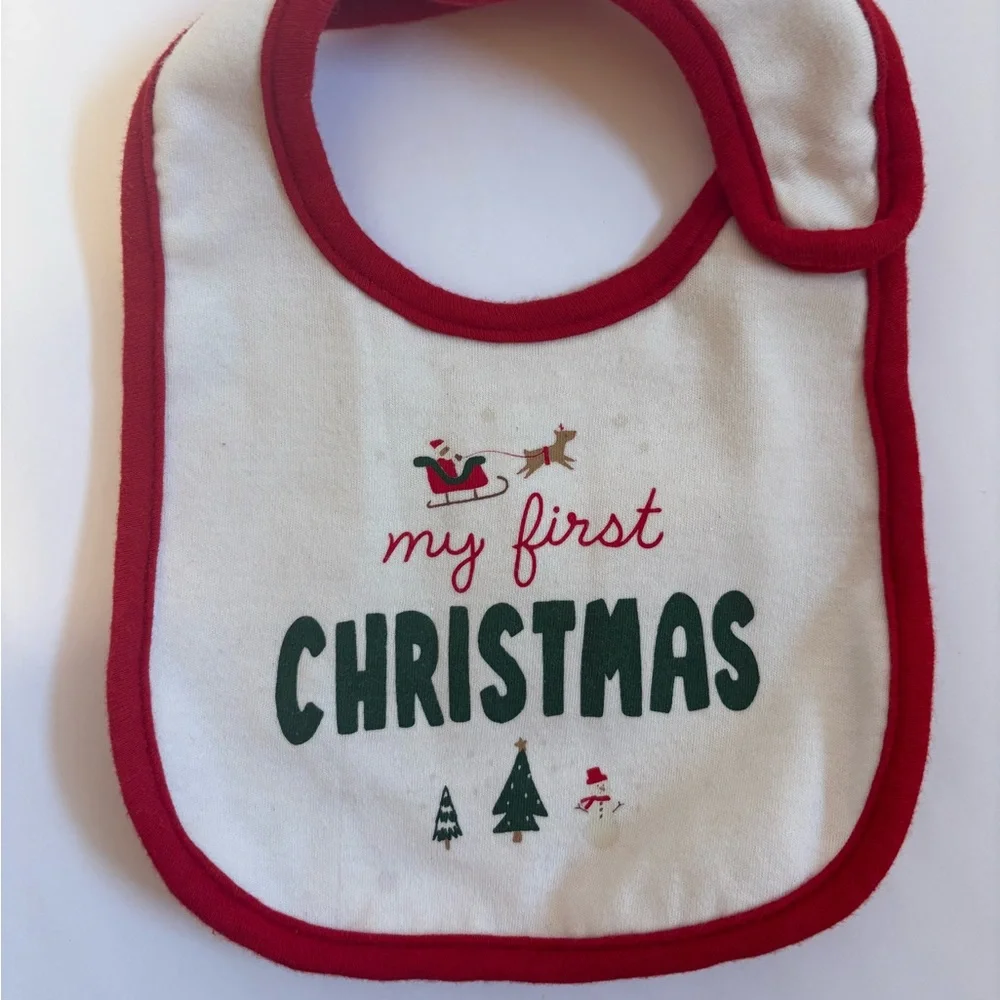 Carters Holiday Baby Bibs Thanksgiving Christmas Easter Halloween drool bib OS